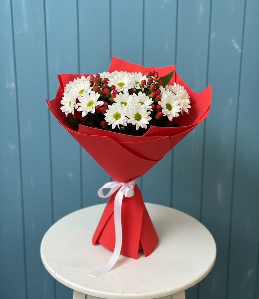 Букет цветов из: Хризантемы в Засосне