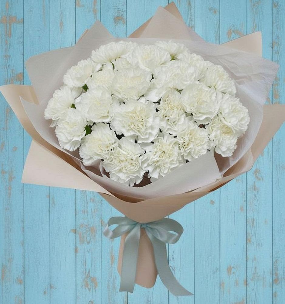 Букет цветов из: Гвоздики в Засосне