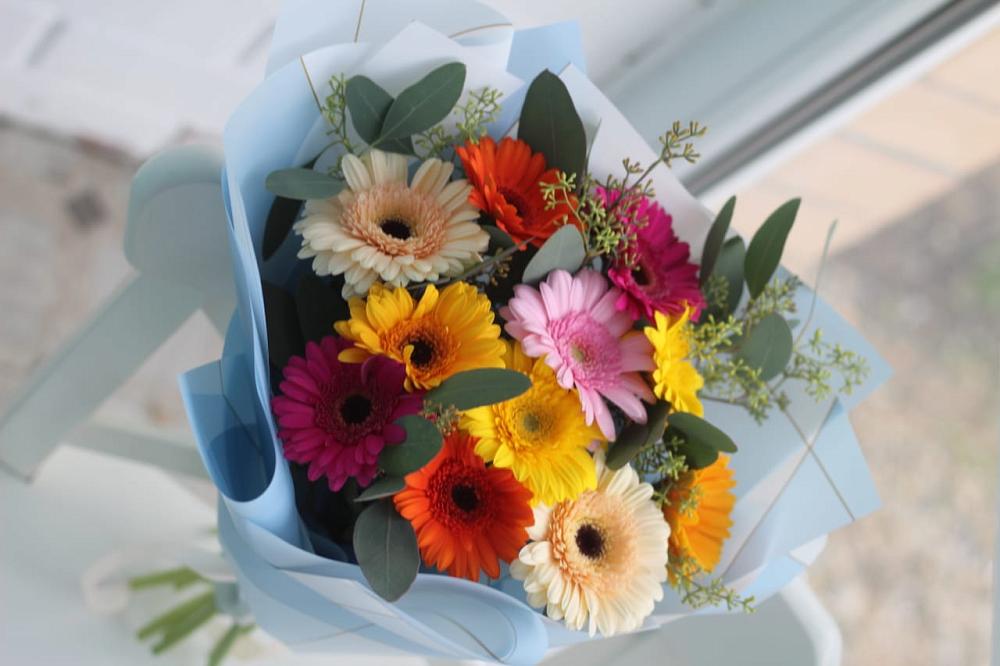 Букет цветов из: Герберы в Засосне