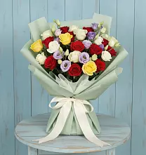 Букет цветов из:  Розы в Засосне