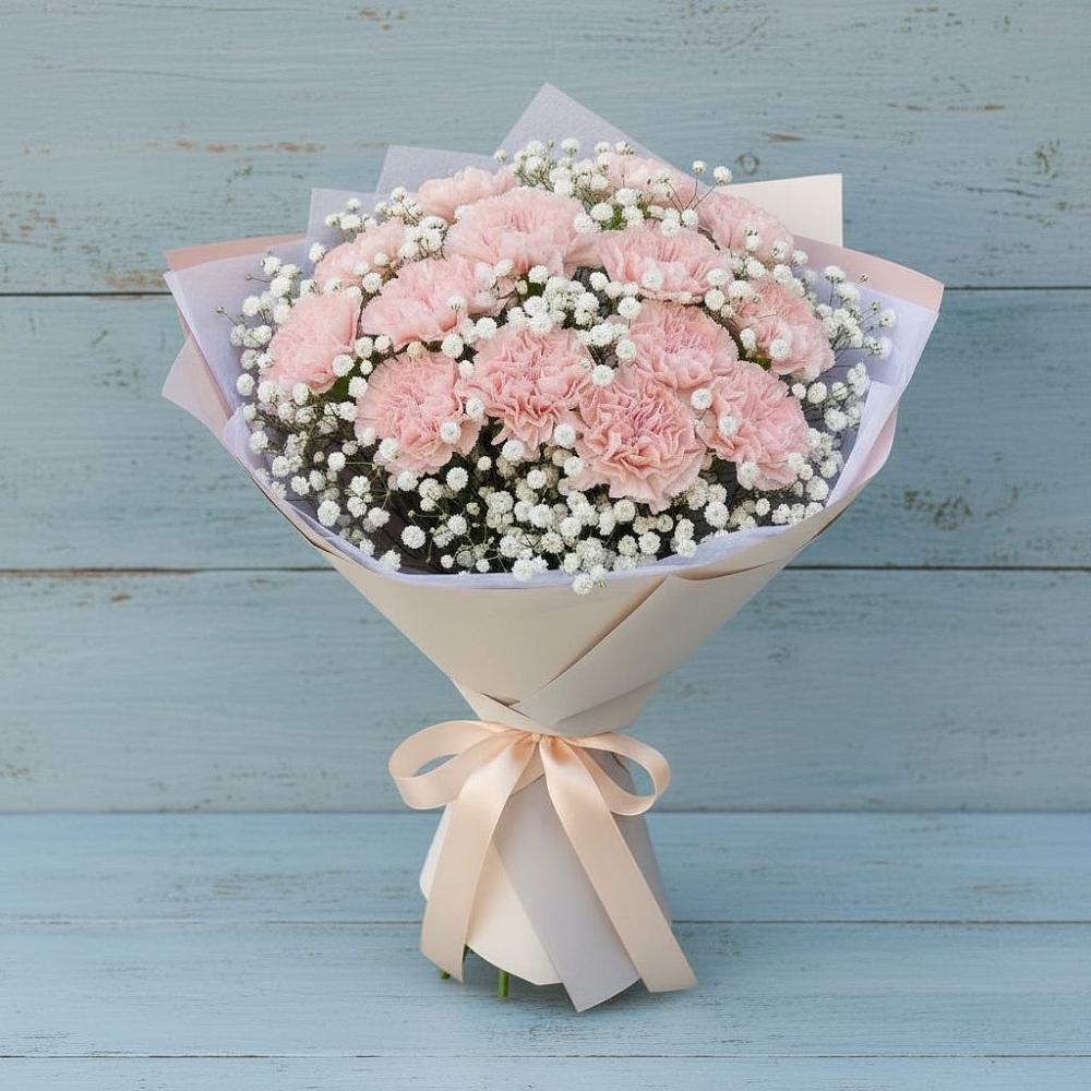 Букет цветов из: Гвоздики в Засосне