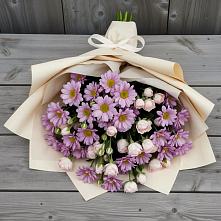 Букет цветов из:  Розы и Хризантемы в Засосне
