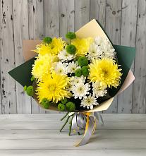 Букет цветов из:  Хризантемы #REPLACE_PRED# Засосне