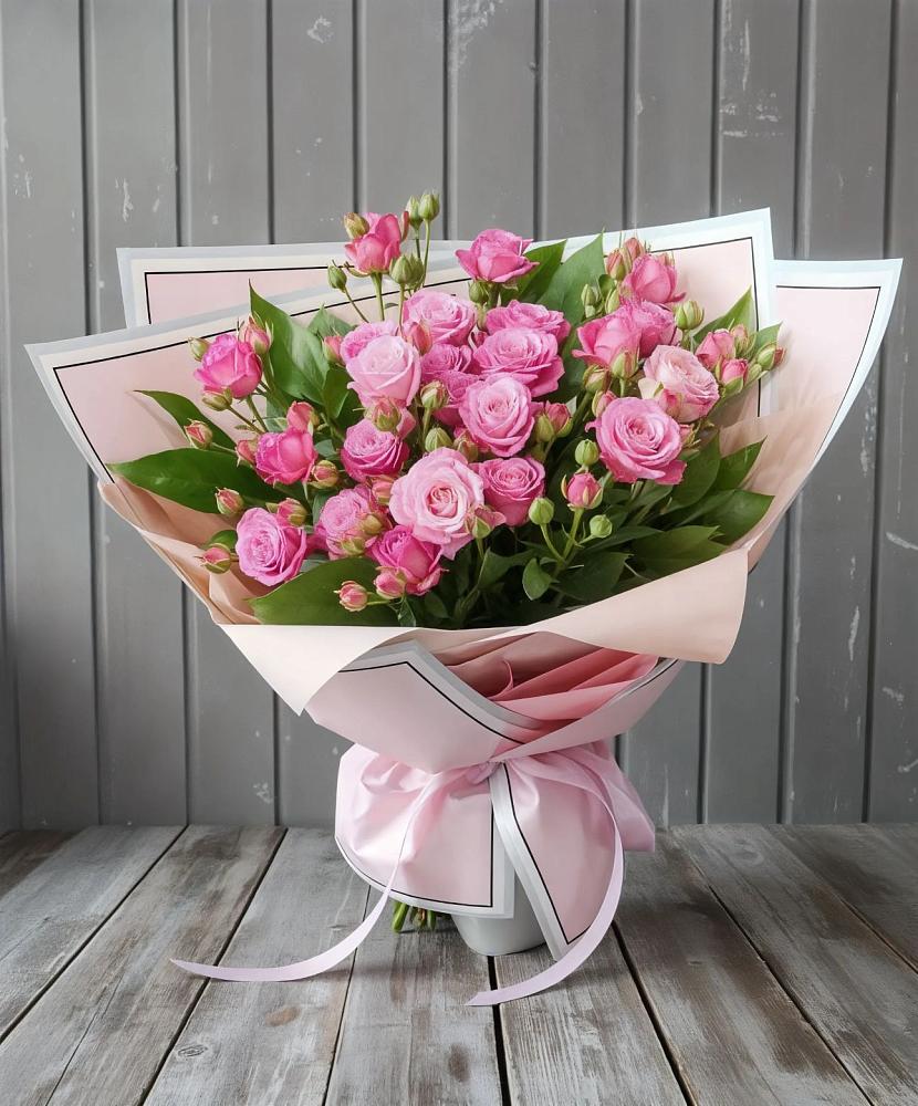 Букет Розовый кустик в Засосне