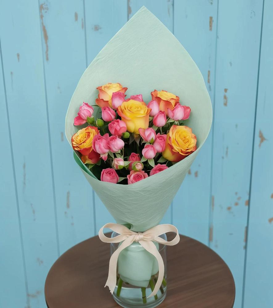 Букет цветов из: Розы в Засосне