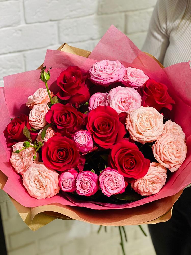 Букет цветов из: Розы в Засосне