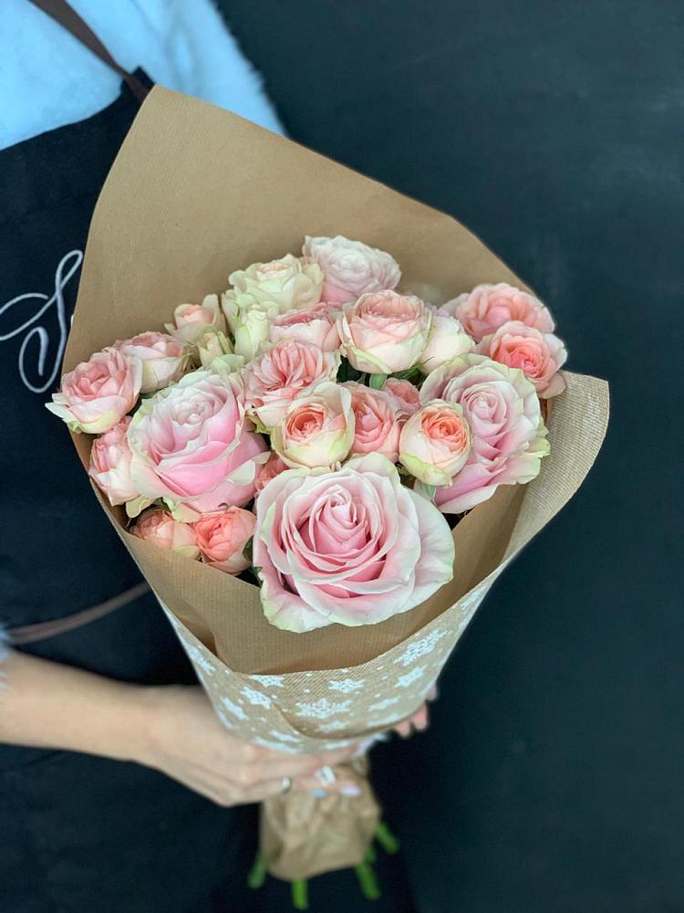 Букет цветов из: Хризантемы и Розы в Засосне