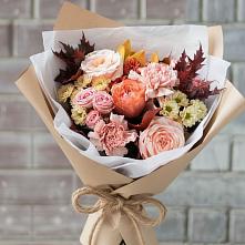 Букет цветов из:  Гвоздики, Хризантемы и Розы #REPLACE_PRED# Засосне