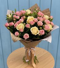 Букет цветов из:  Розы в Засосне