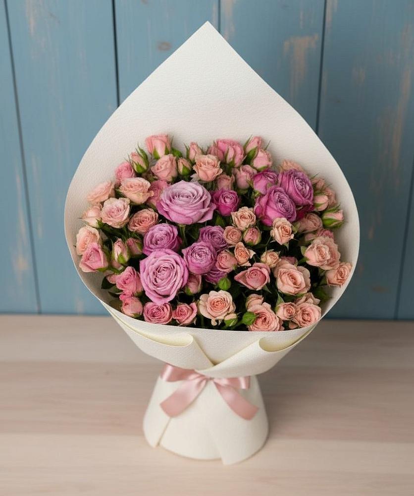 Букет цветов из: Розы в Засосне