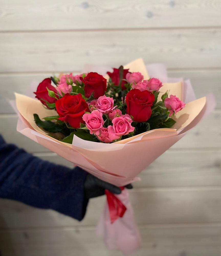 Букет цветов из: Розы в Засосне