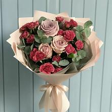 Букет цветов из:  Гвоздики и Розы #REPLACE_PRED# Засосне