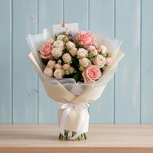 Букет цветов из:  Розы в Засосне