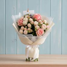 Букет цветов из:  Розы в Засосне