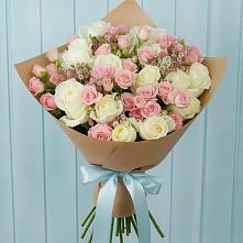 Букет цветов из:  Розы в Засосне